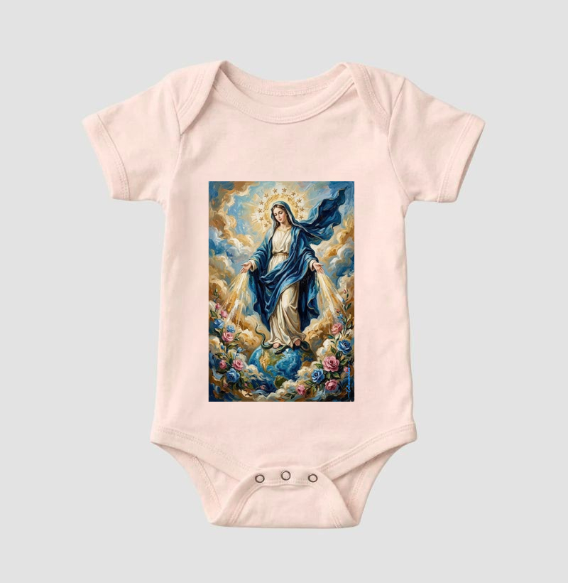 Nossa Senhora das Graças - Medalha Milagrosa Arte Sacra - Imagem 5