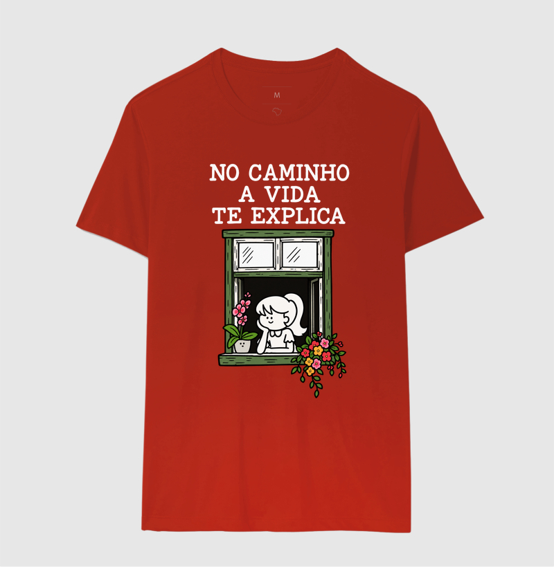 Camiseta No Caminho a Vida Te Explica (estampa G) - Imagem 10