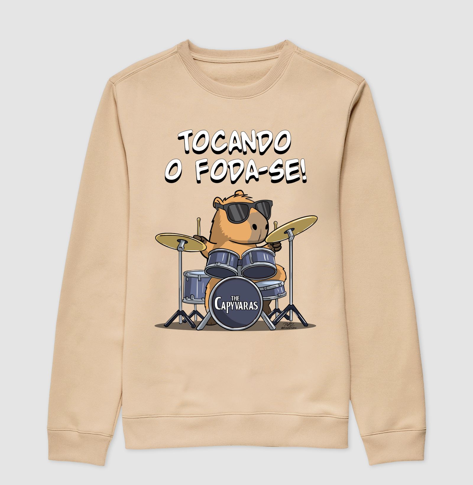 Camiseta Capivara Tocando o Foda-se - Imagem 3