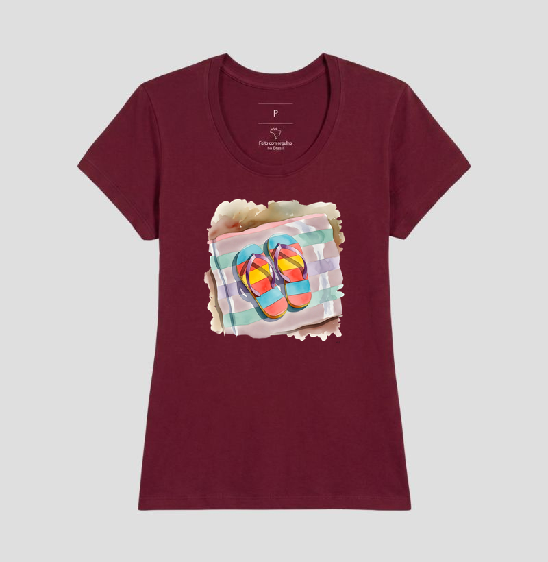 Camiseta Algodão Premium - Chinelos de Verão  - Imagem 15