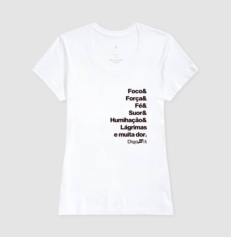 CAMISETA ACADEMIA FOCO E MUITA DOR - Imagem 5