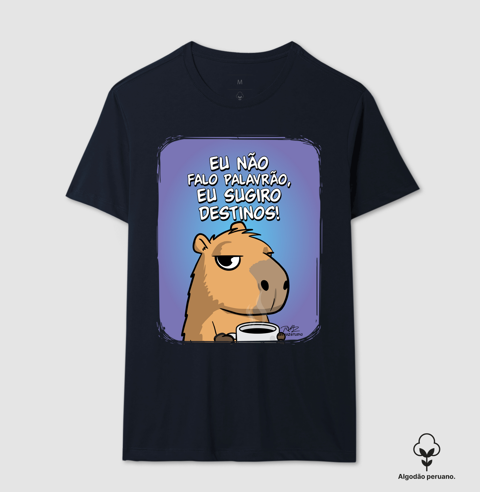Camiseta Capivara Sugiro Destinos - Imagem 2