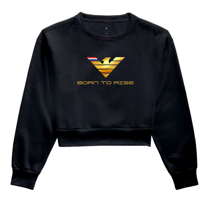 👑🦅 BORN TO RISE | A Grandeza de Quem Nasceu para Conquistar A estampa Born to Rise é uma verdadeira obra de arte que transmite poder, excelência e liderança. Com uma águia majestosa em dourado reluzente, símbolo universal de visão, liberdade e força, esta criação representa aqueles que não se contentam com o comum e estão sempre em busca de voos mais altos. - Imagem 2