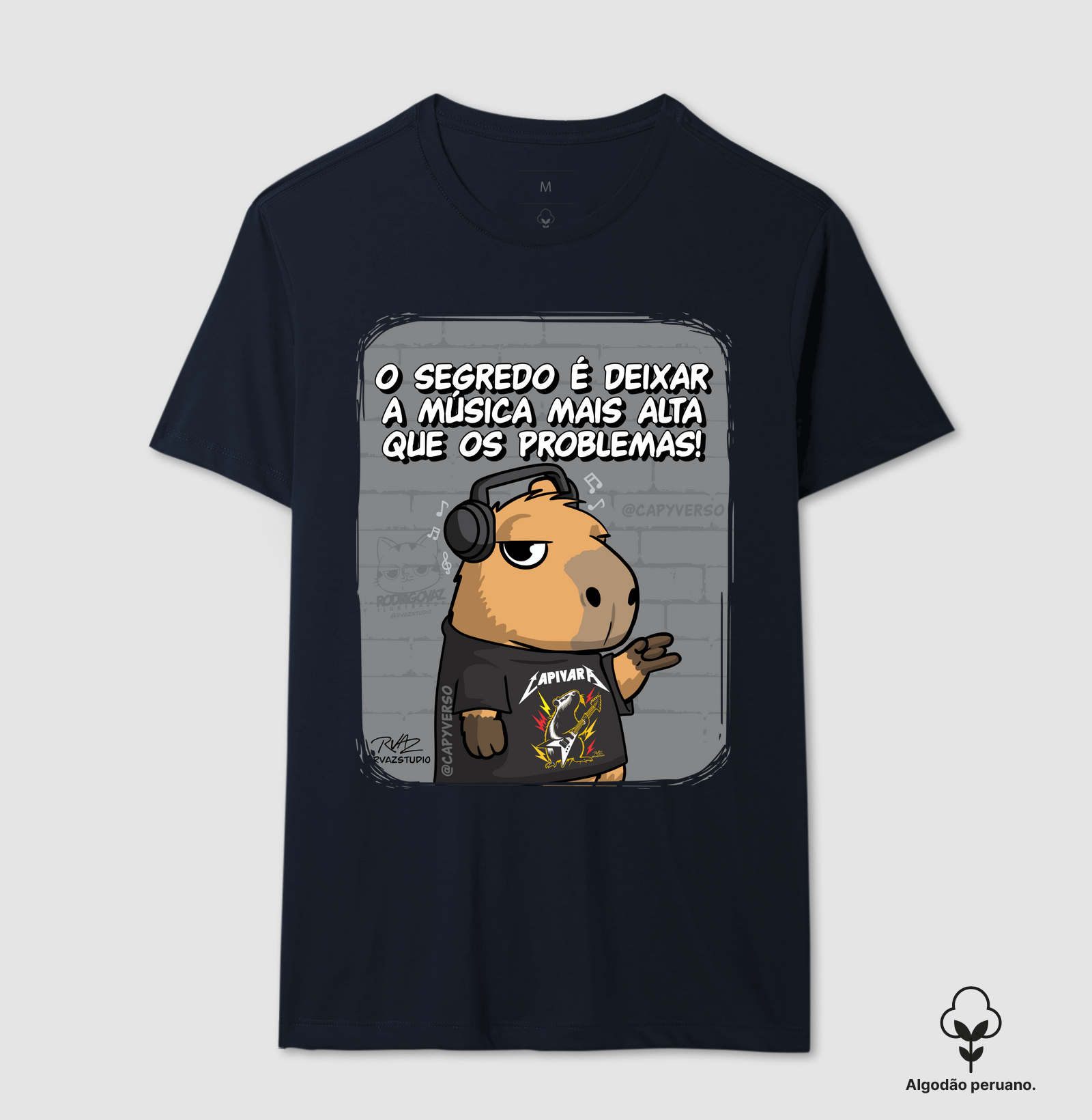 Camiseta Capivara Música - Imagem 6