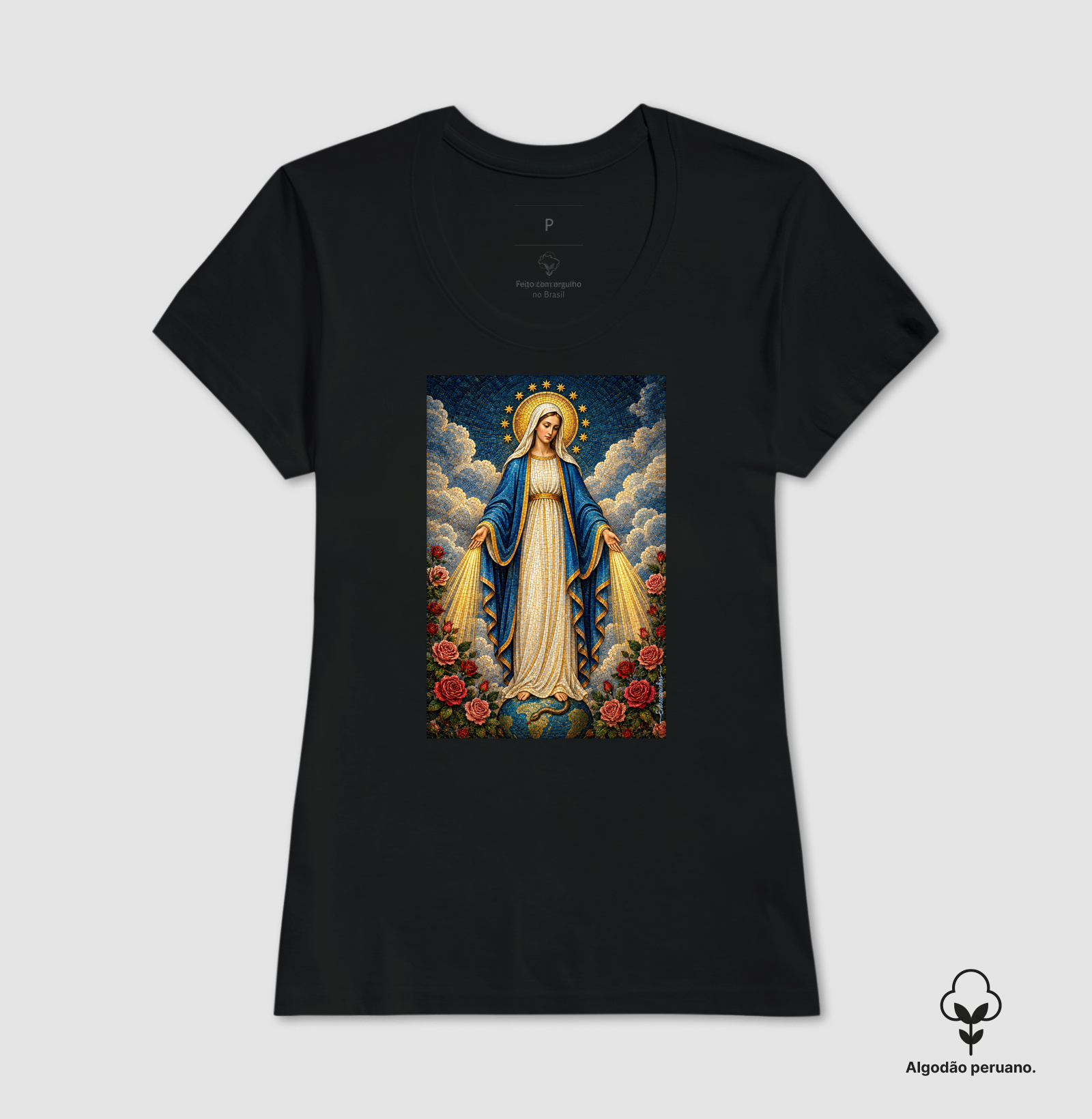 Nossa Senhora das Graças – Mosaico Sagrado | Medalha Milagrosa - Imagem 9