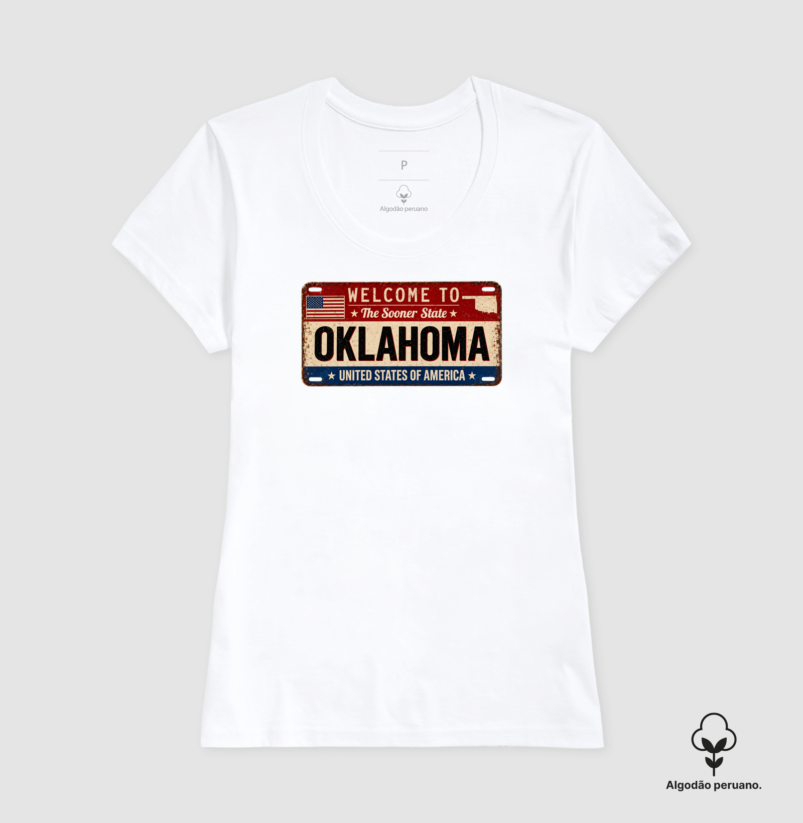 Oklahoma (placa envelhecida) - Imagem 8