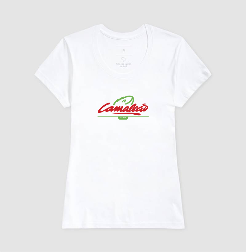 Camiseta Feminina Camaleão - Marca 1989 - Camiseta