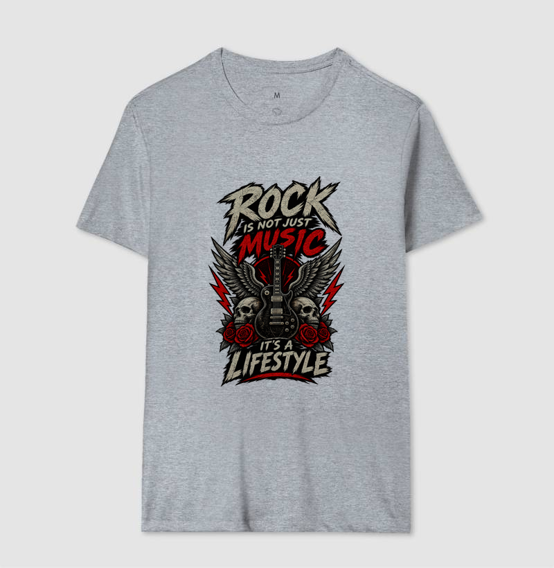 Camiseta Rock Is Not Just Music It’s a Lifestyle - Imagem 8