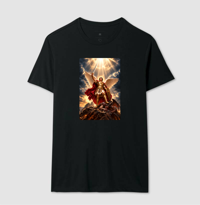 Camiseta Católica São Miguel Arcanjo Vitorioso - Imagem 2