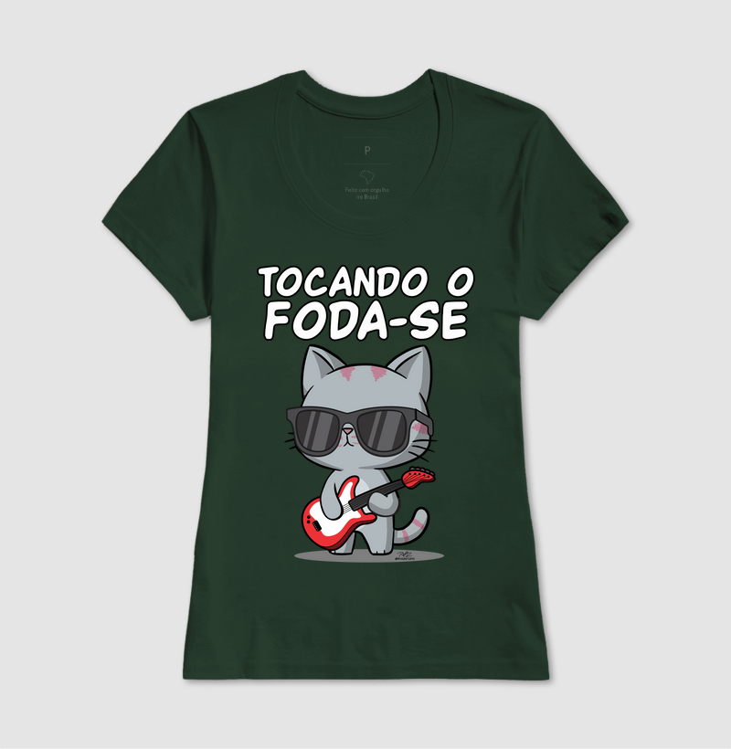 Camiseta Gato Sincero Tocando - Imagem 13