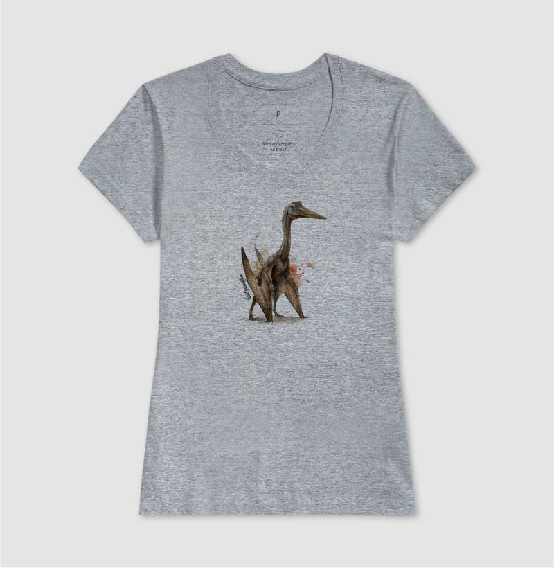  Camiseta Dinossauro Quetzalcoatlus Algodão Premium Dinoloco  - Imagem 9