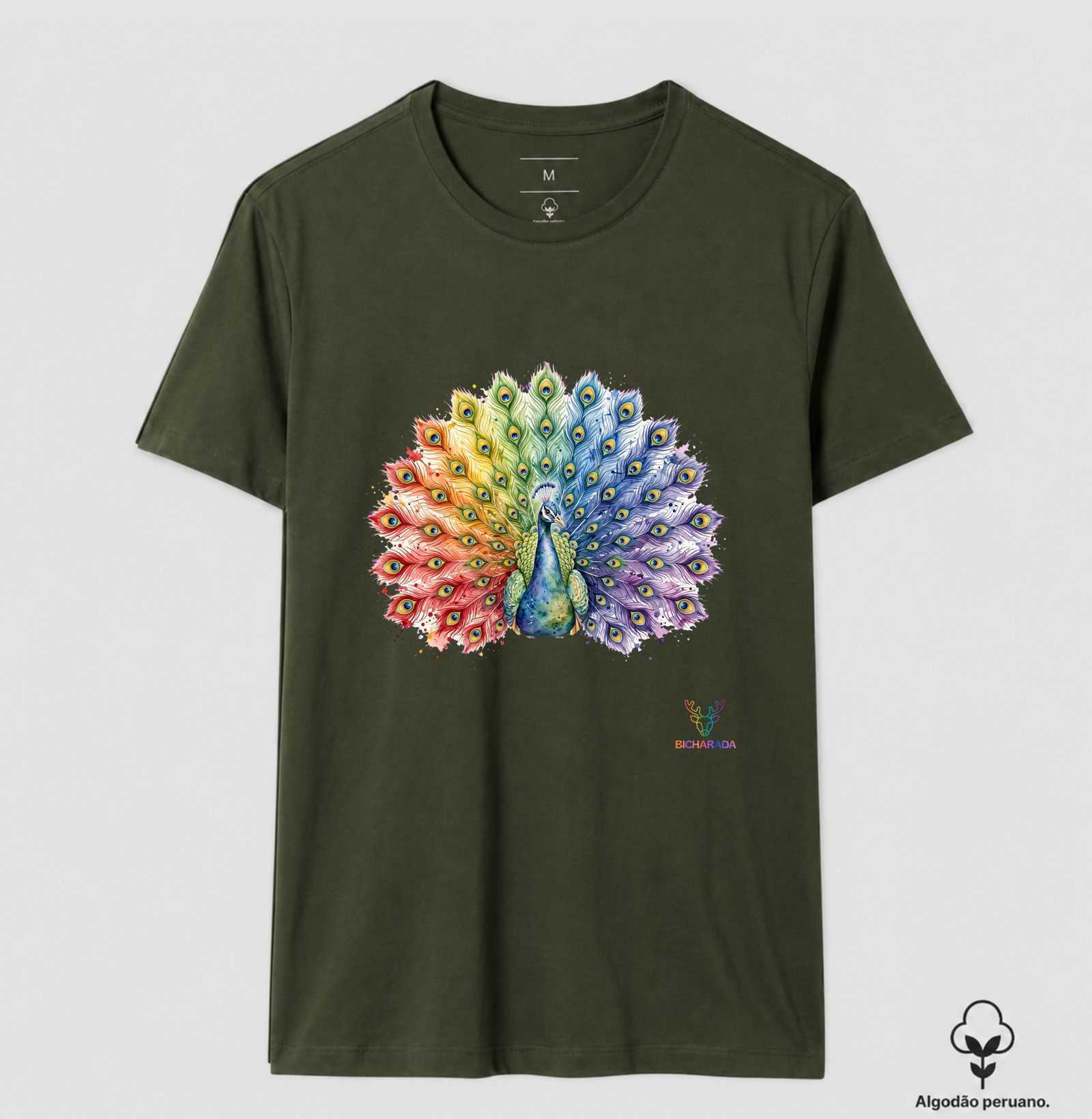 Pavão 🦚 arco íris  - Imagem 9