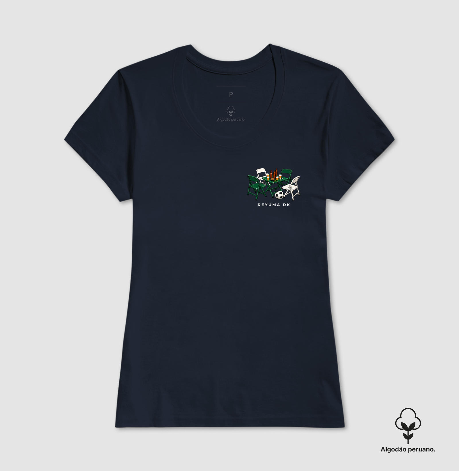 "Boteco e Resenha"- Futebol - Camiseta Algodão Peruano Masculina, Feminina e Babylook - Imagem 6