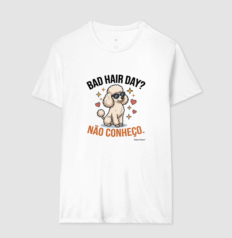 CAMISETA POODLE BAD HAIR - Imagem 4