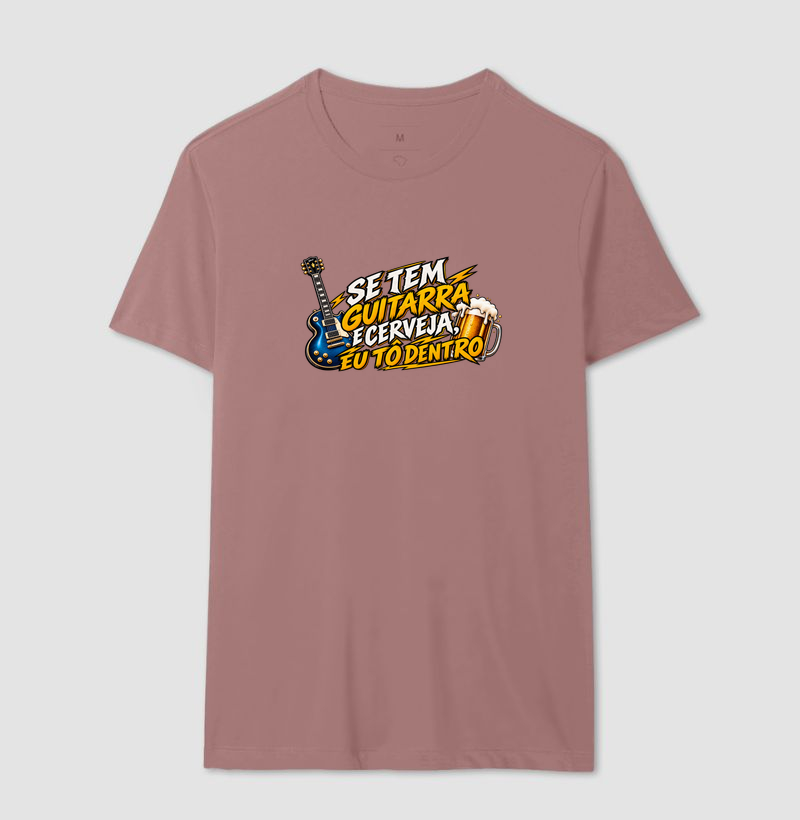 Camiseta Rock “Se Tem Guitarra e Cerveja, Eu Tô Dentro” - Imagem 10