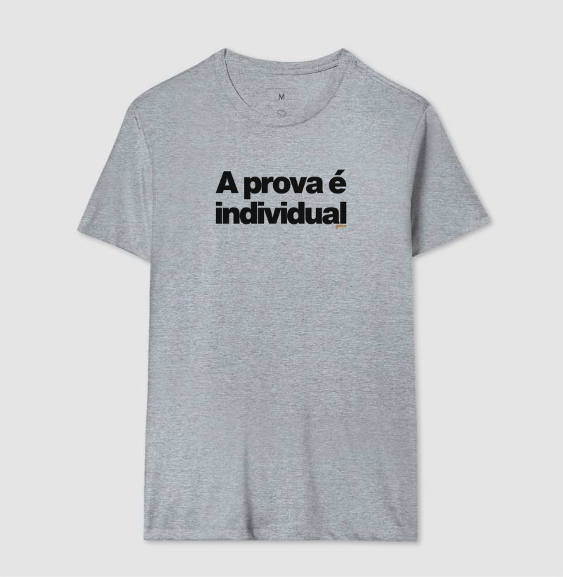 A prova é individual - Imagem 8
