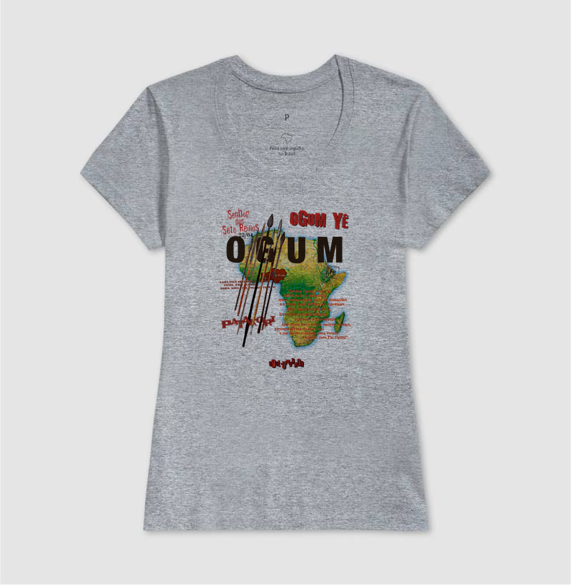 camiseta OGUM oração feminina - Imagem 3
