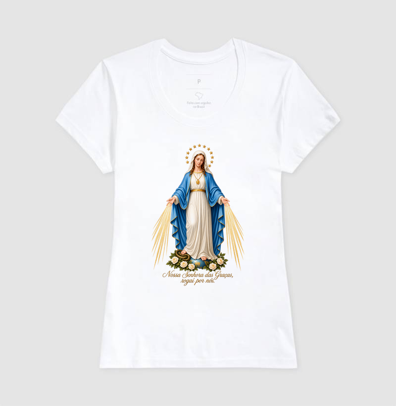 Camiseta Nossa Senhora das Graças - Imagem 5