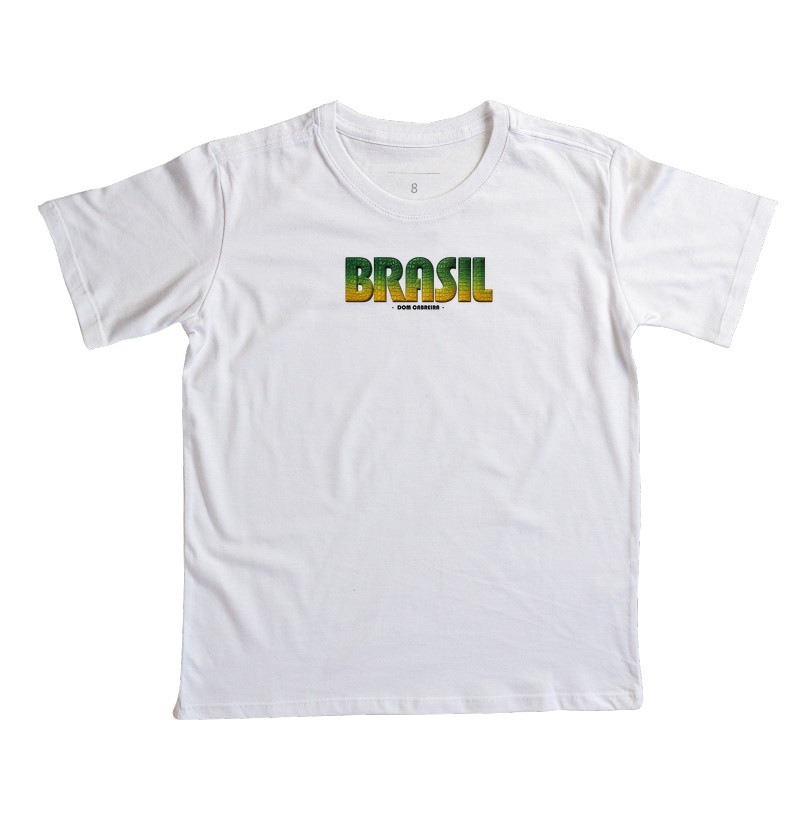 Camiseta Infantil BRASIL Unissex - Imagem 5