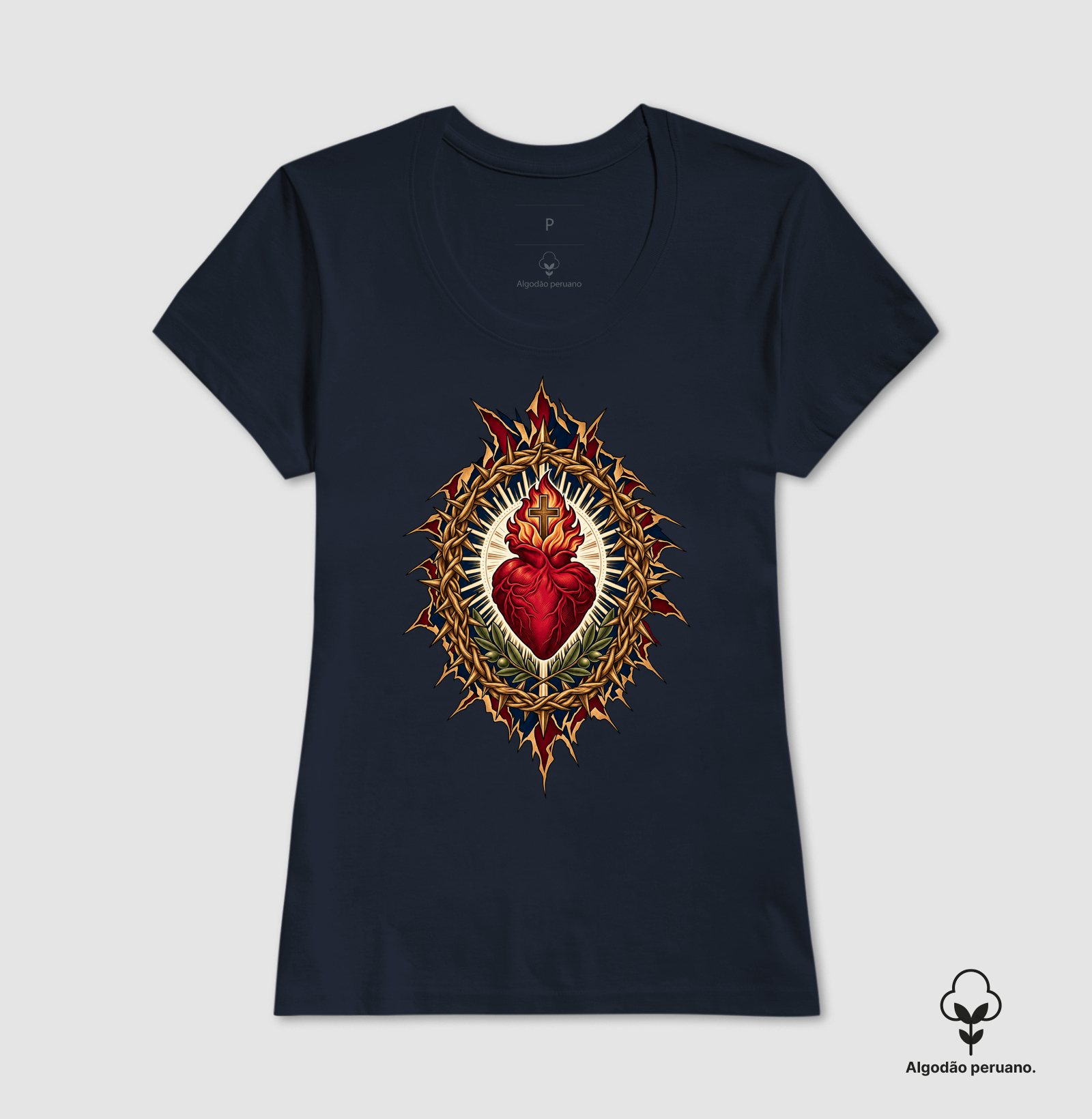 Sagrado Coração - Rasgo Redenção Coroa - Cristo Vivo - Imagem 6