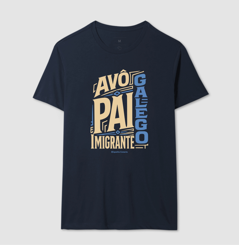 Camiseta Masculina Espanha - Avô e Pai - Imagem 4