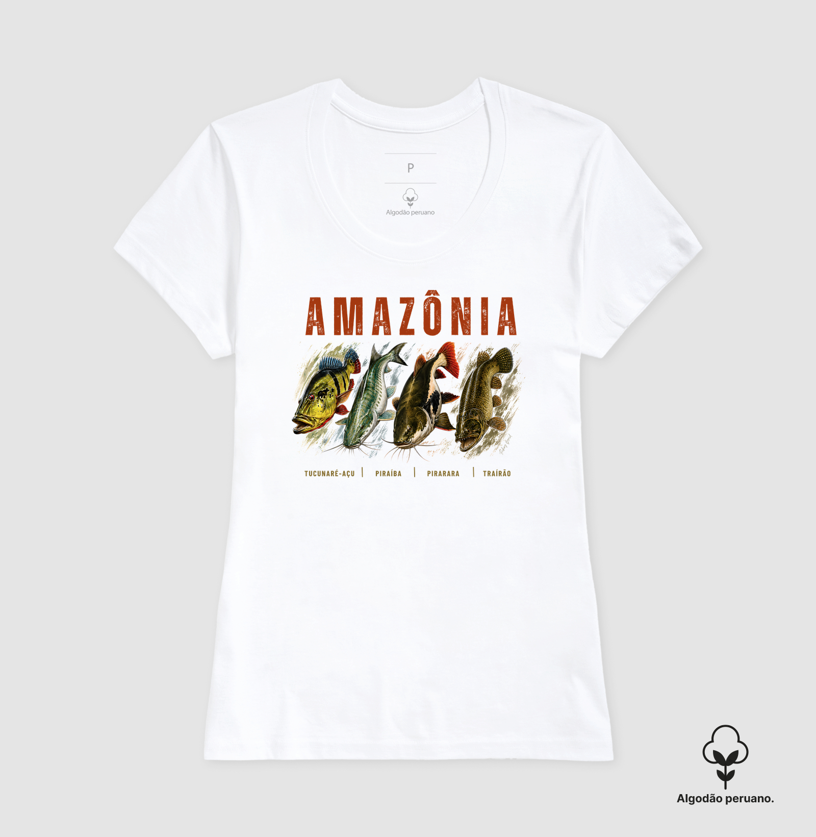 AMAZÔNIA — GIGANTES AMAZÔNICOS (Algodão peruano) - Imagem 5