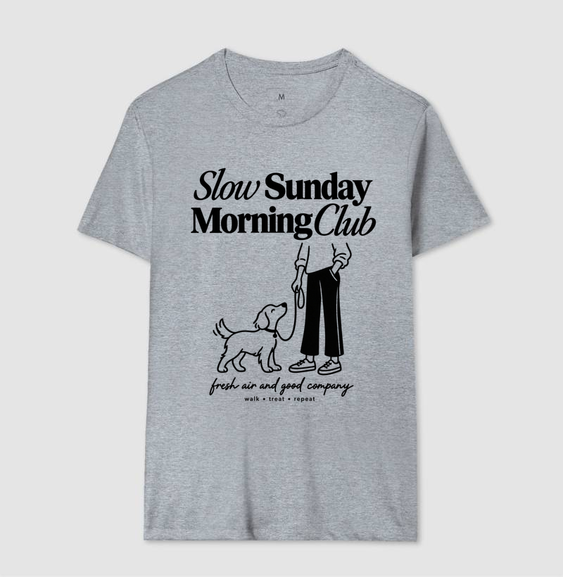 Camiseta Slow Sunday Morning Club - Imagem 8
