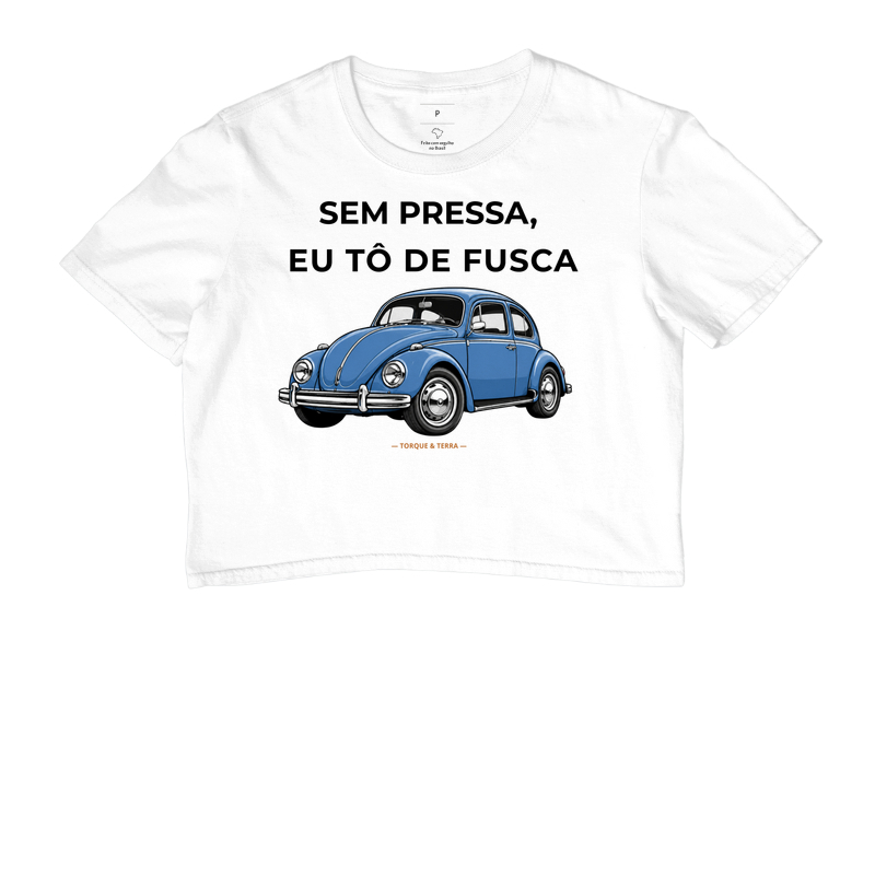 Sem pressa, eu tô de fusca - Azul médio acinzentado - Imagem 3