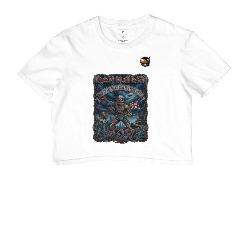 Camiseta Iron Maiden “Run to the Hills” - Imagem 3