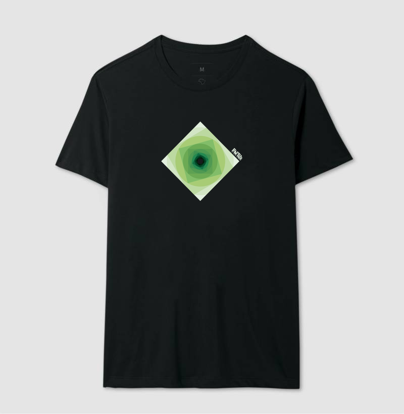 T-SHIRT "INFINITA FANTASIA" / VERDE MINIMAL