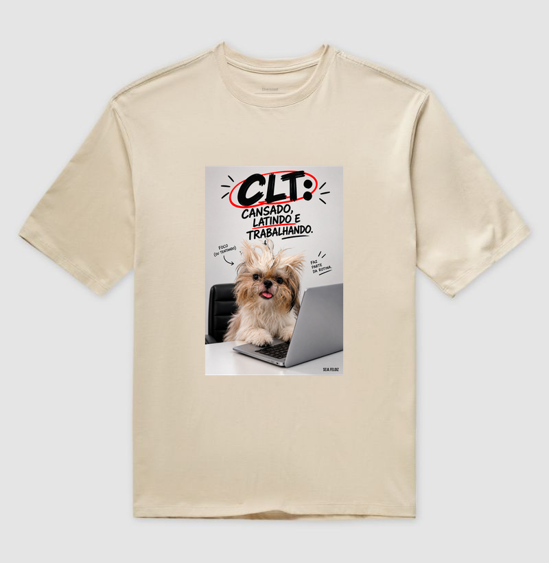 🐶💻 CLT — Cansado, Latindo e Trabalhando! 😂🐾 | Shih Tzu Edition - Imagem 3