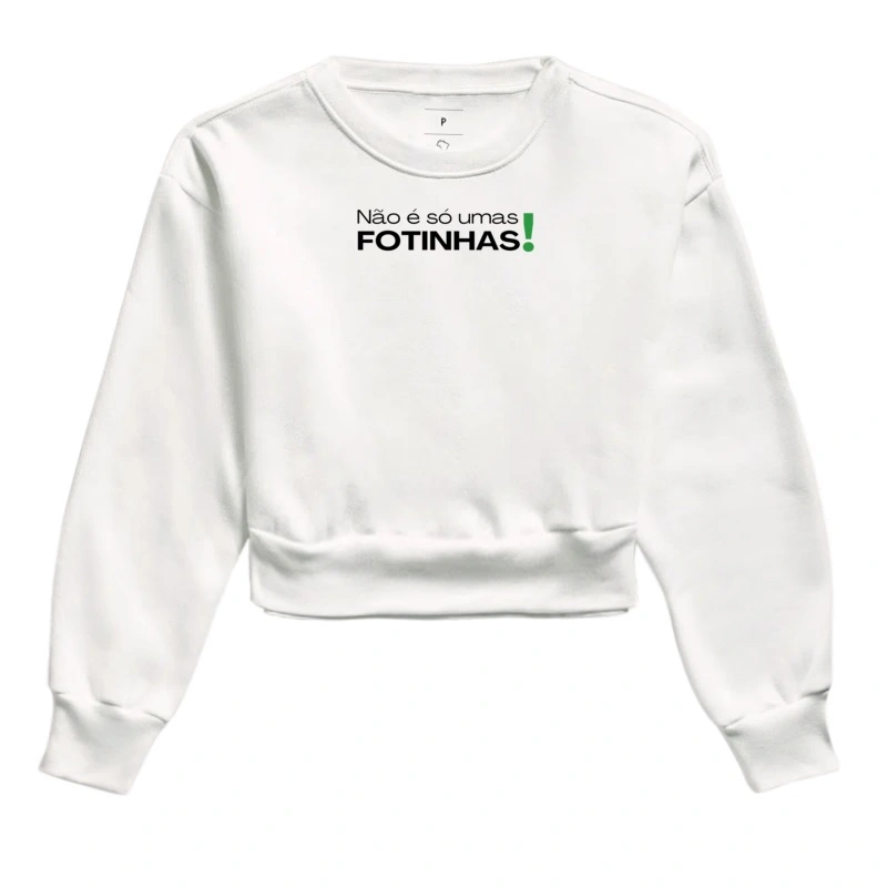 Moletom cropped feminino, não é só umas fotinhas! - Imagem 3