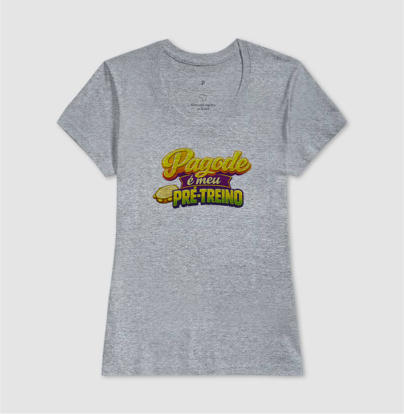 camiseta pagode é meu pré - treino - Imagem 9