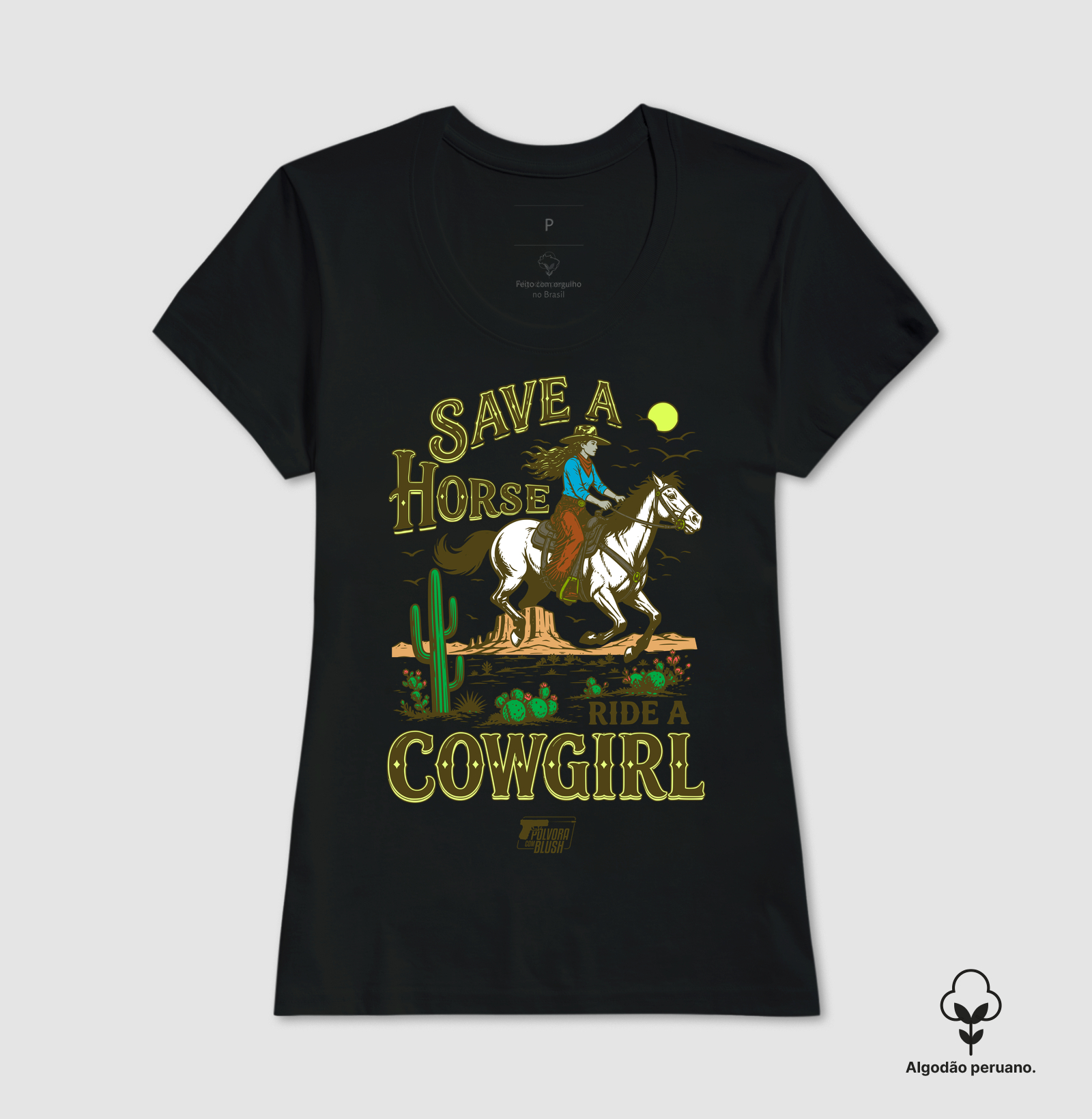 Save a Horse Ride a Cowgirl Pólvora com Blush - Imagem 9