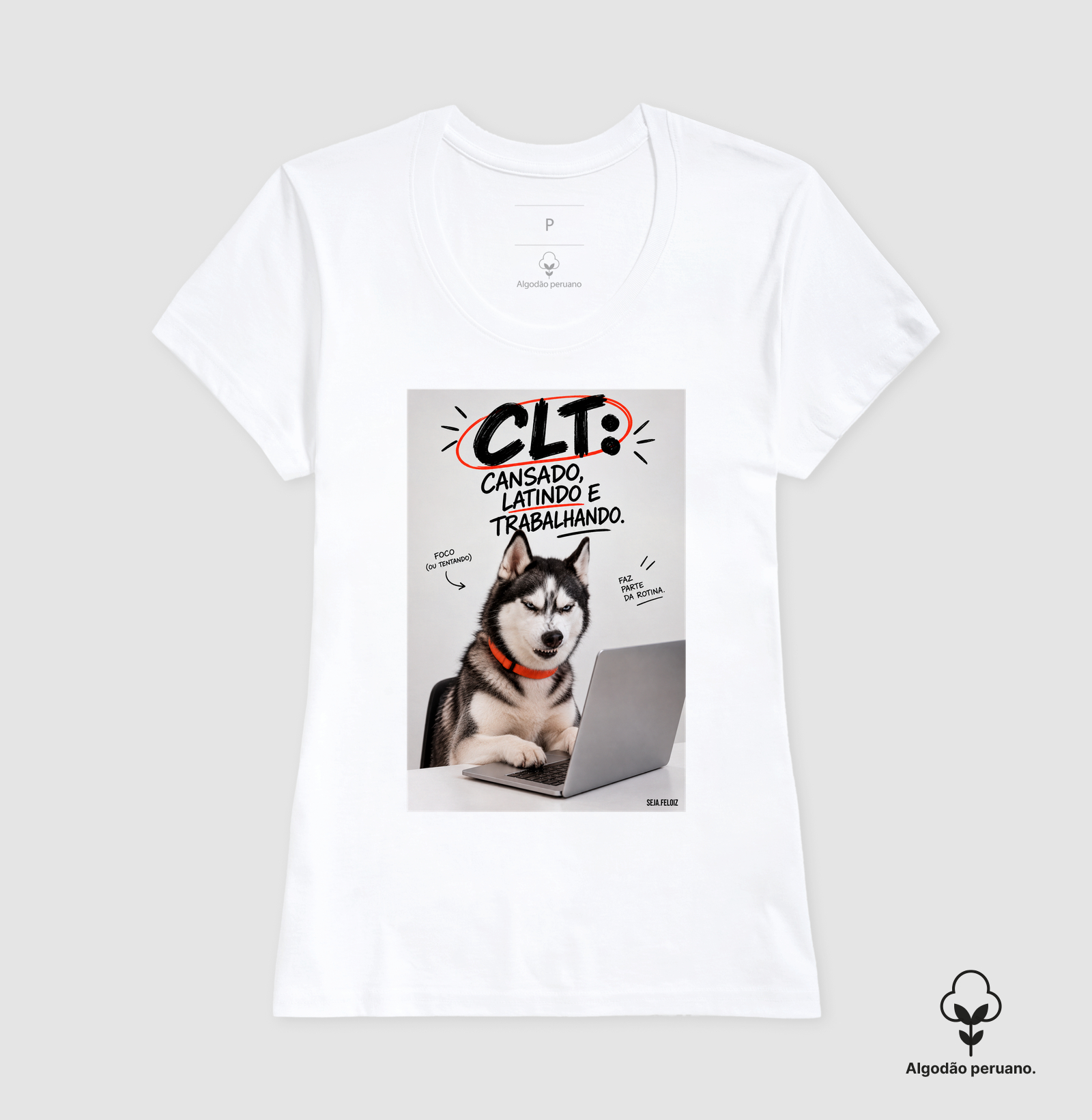 🐺💻 CLT — Cansado, Latindo e Trabalhando! 🐾😂 Husky - Imagem 7