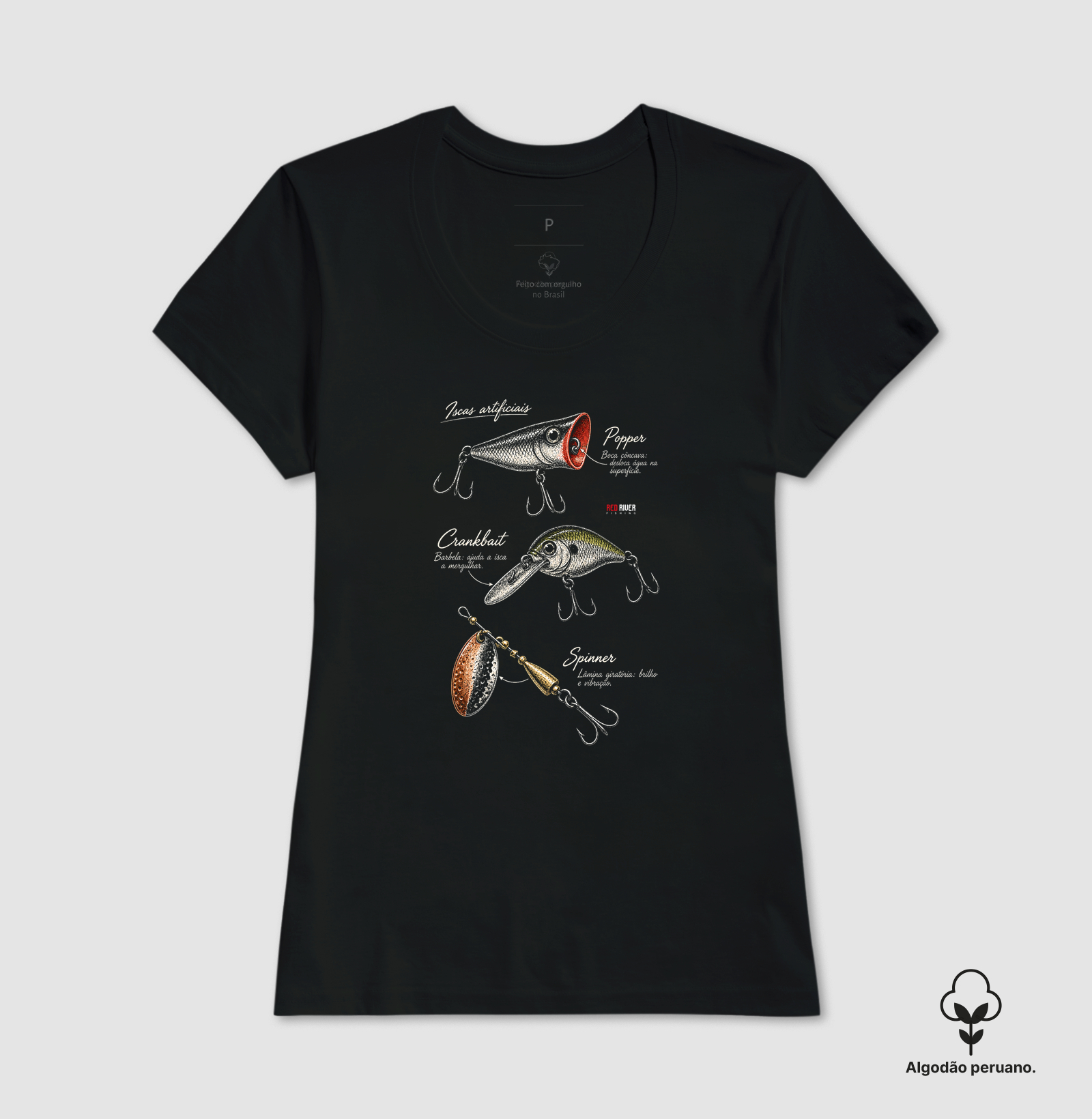 Camiseta Red River – Iscas Artificiais - Imagem 7