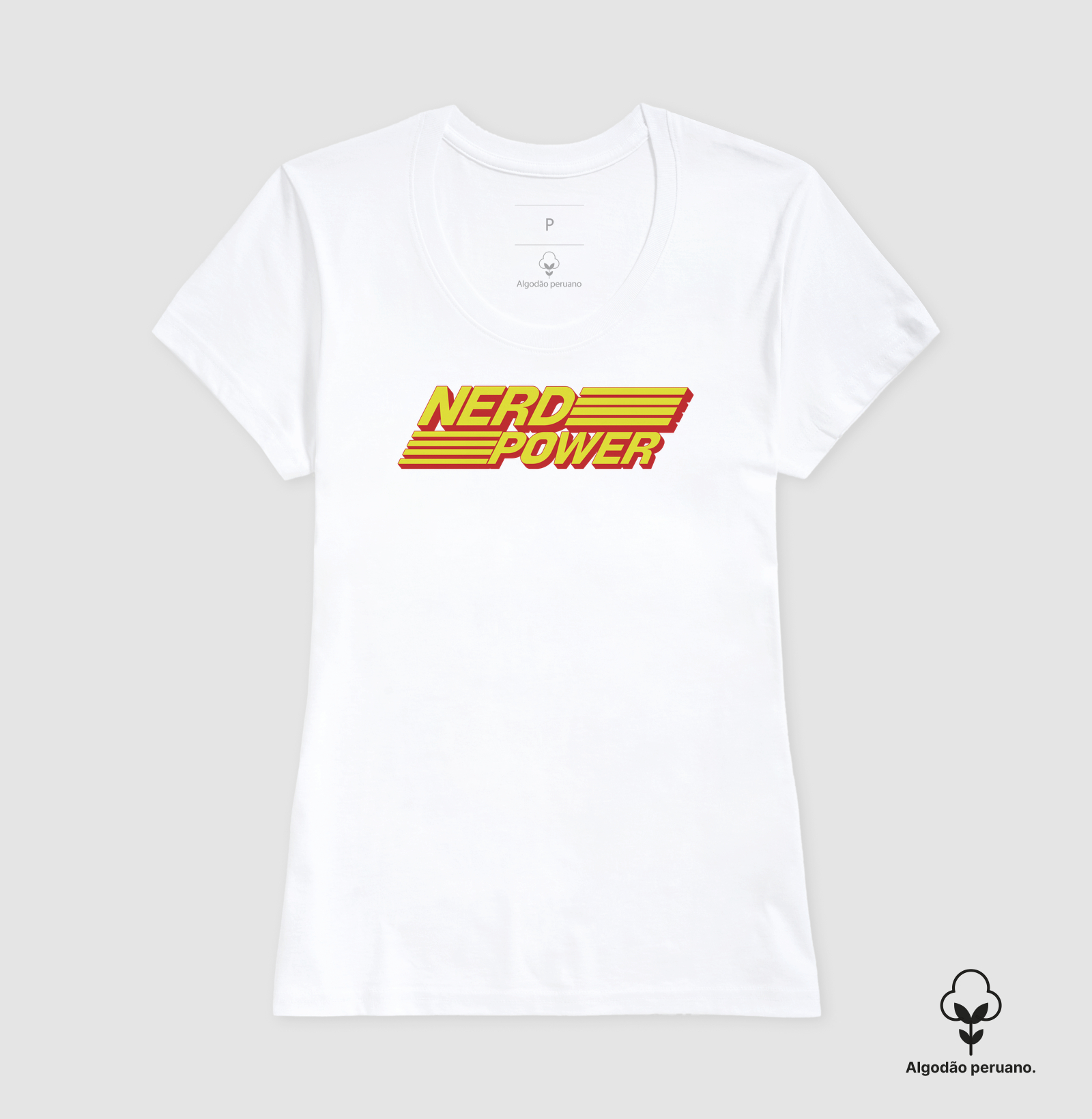 Camiseta Algodão Peruano Nerd Power - Imagem 5