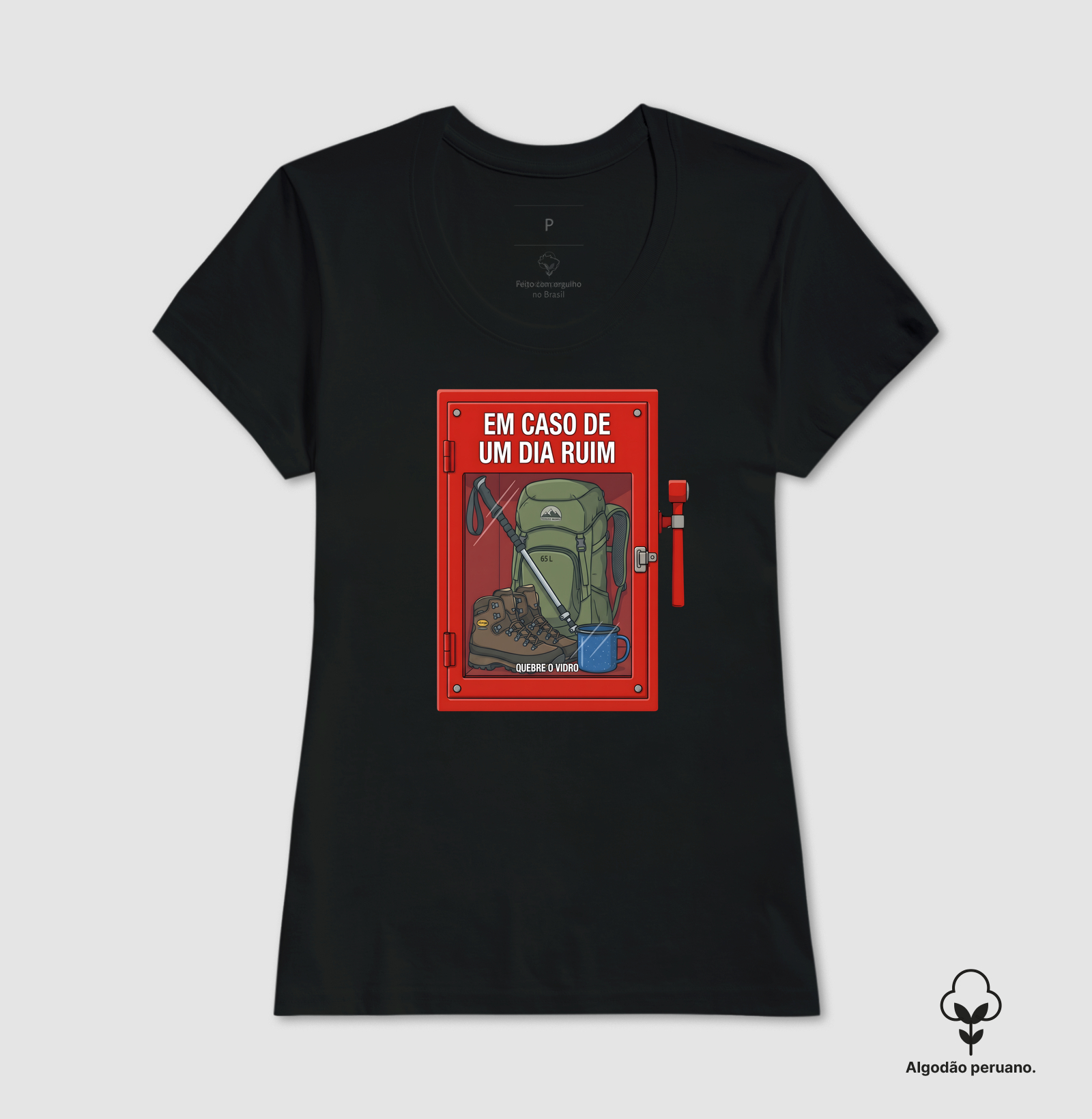 Camiseta Alma Outdoor | Em Caso de Dia Ruim Trilha - Imagem 3
