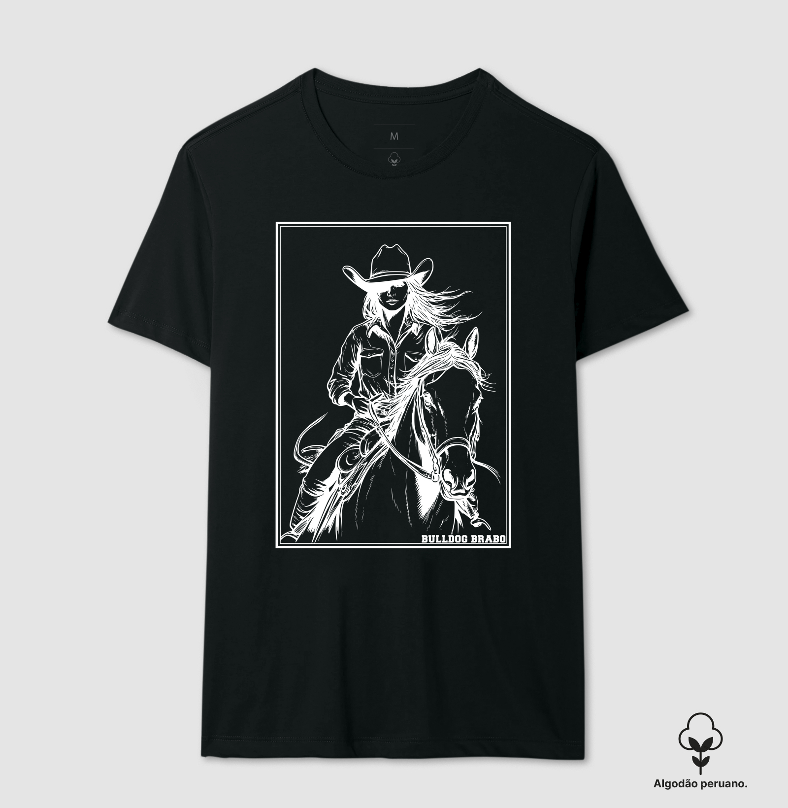 Quadro Cowgirl Bulldog Brabo - Imagem 2