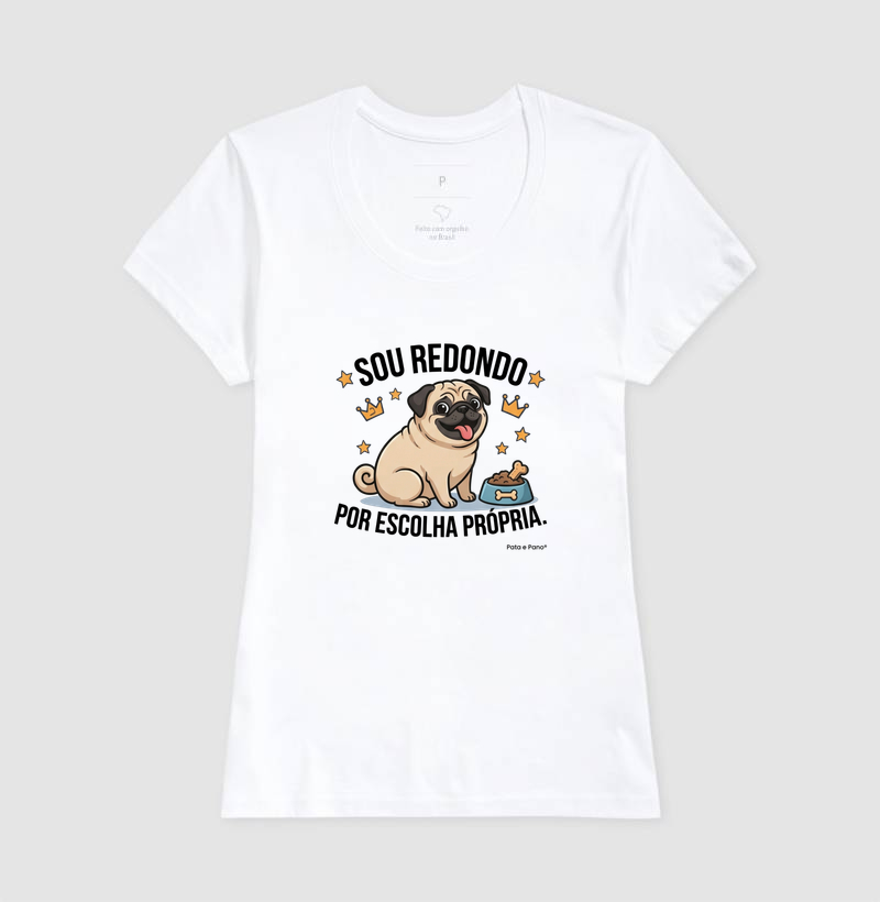 CAMISETA PUG REDONDO - Imagem 5