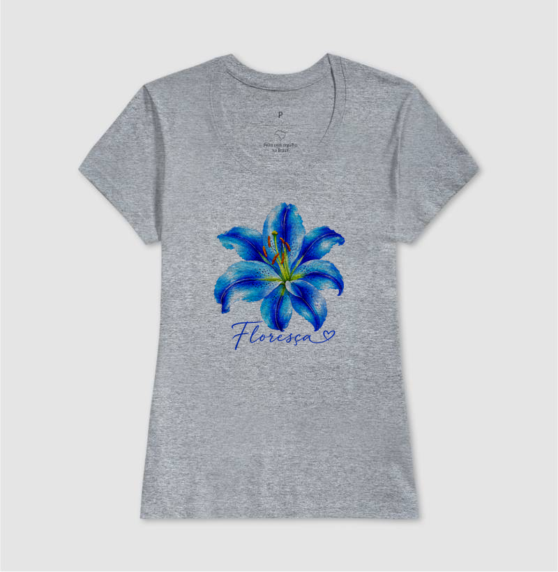 Camiseta Floresça Blue - Imagem 9