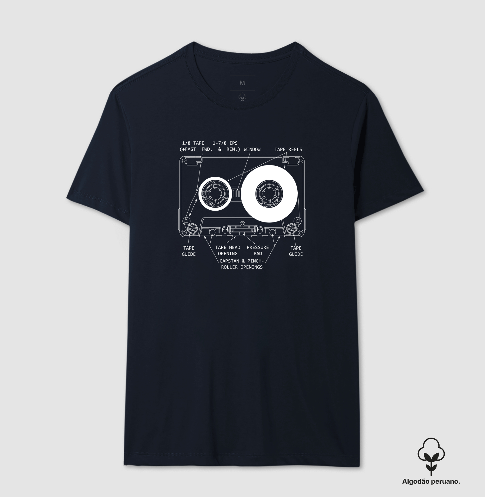 Camiseta Algodão Peruano Anatomia de uma Fita K7 - Imagem 4