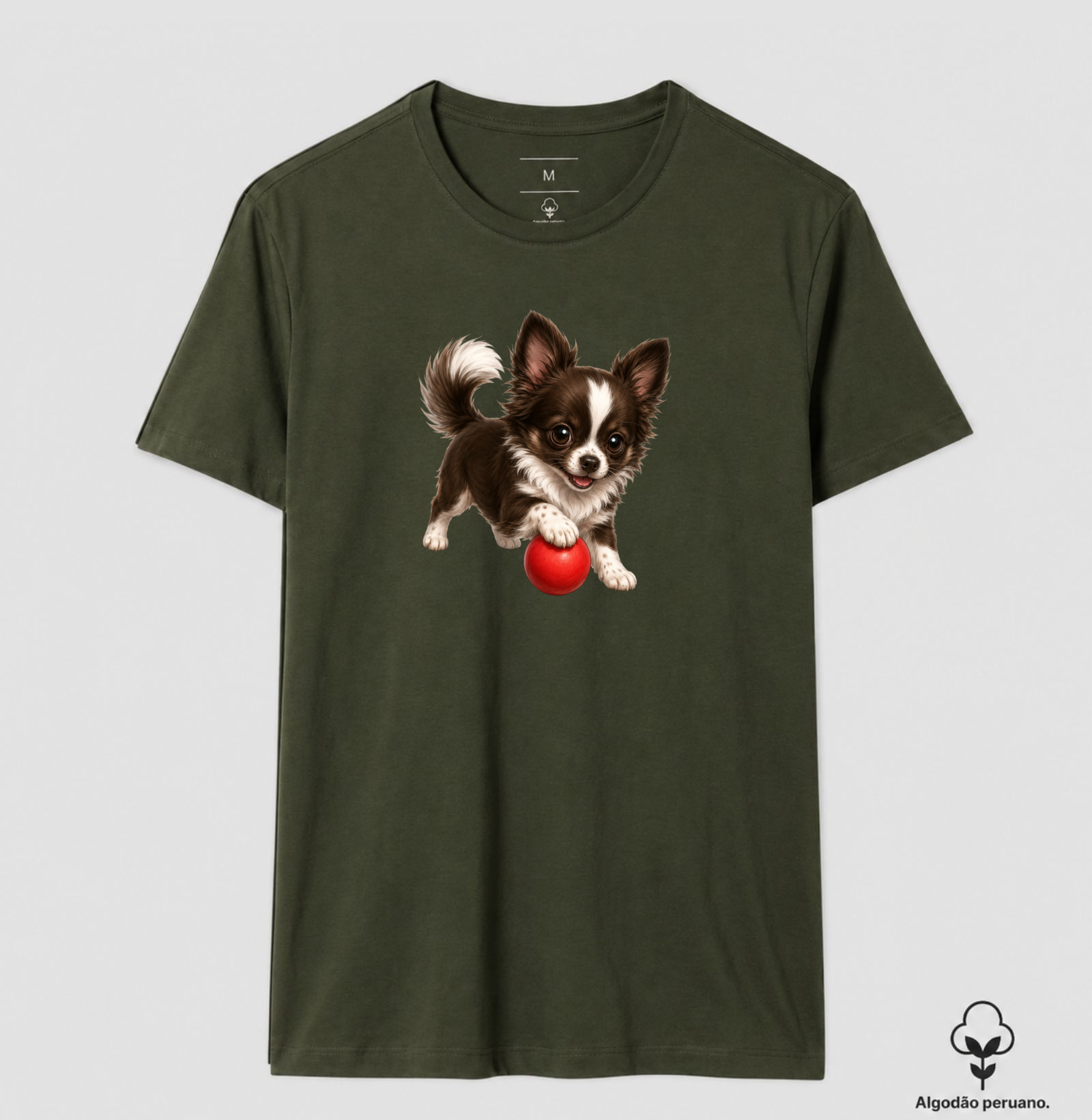 Chihuahua Pelo Longo Marrom - Desenho Animado - Imagem 4