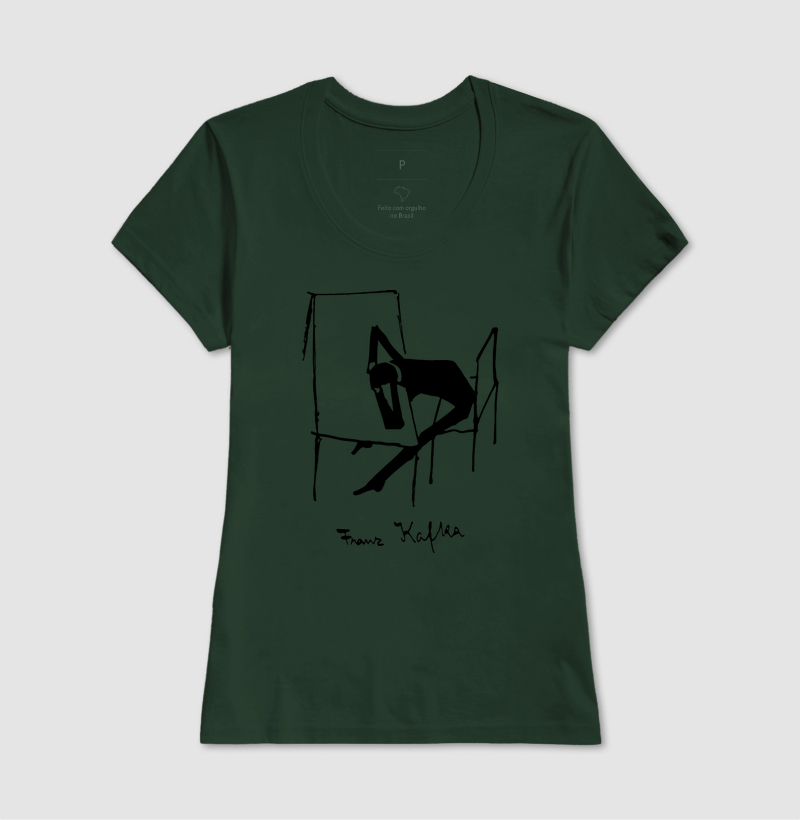 Camiseta Minimalista Escritor Franz Kafka - Imagem 9