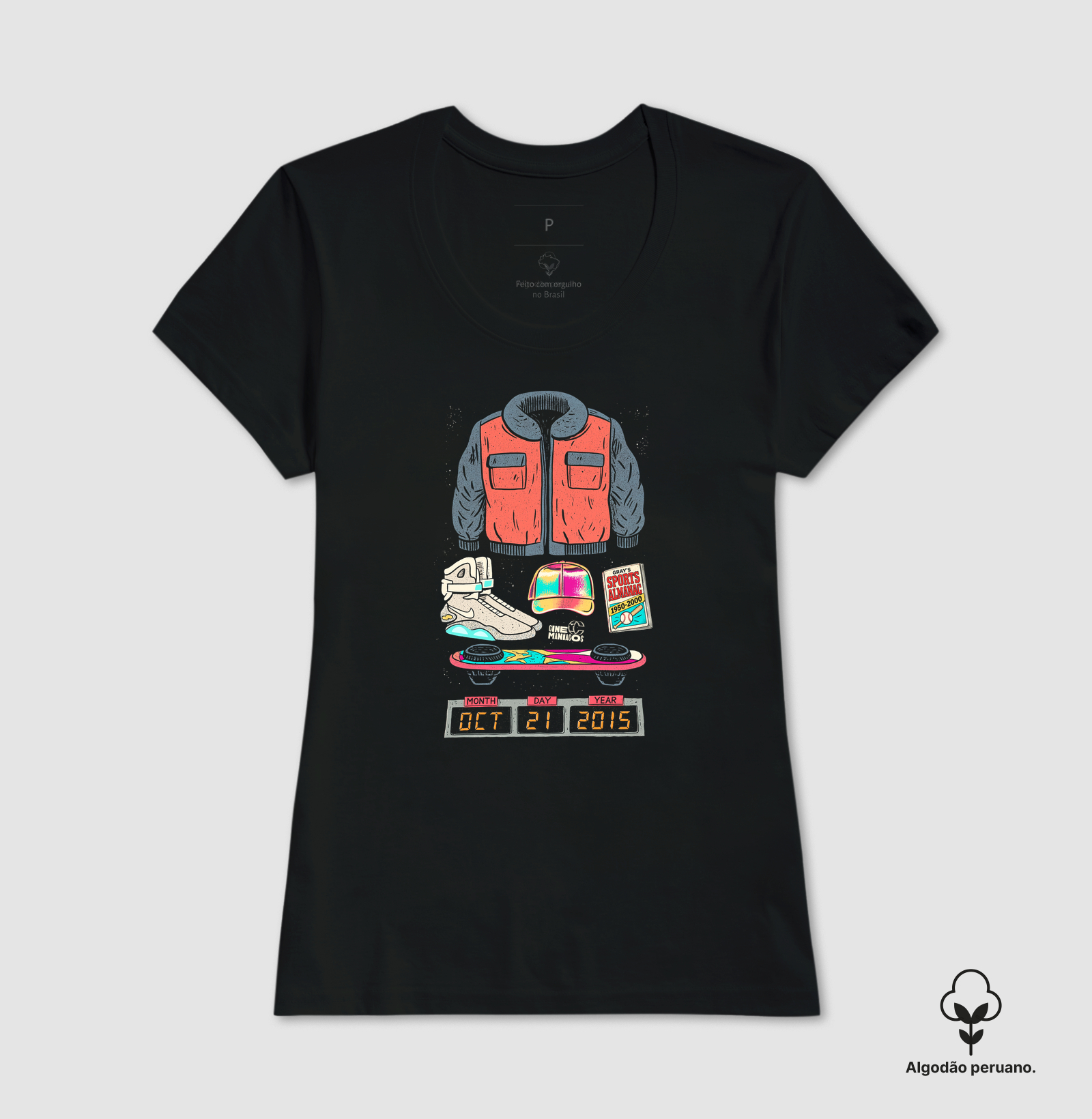 Camiseta Marty 2015 — De Volta para o Futuro II - Imagem 3
