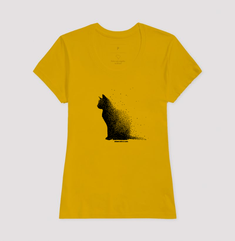 Gato pontilhismo de lado - Imagem 8