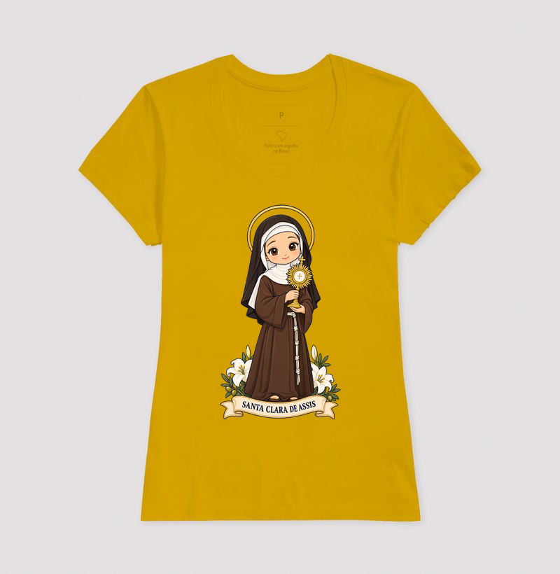 Santa Clara de Assis estilo chibi - Imagem 13