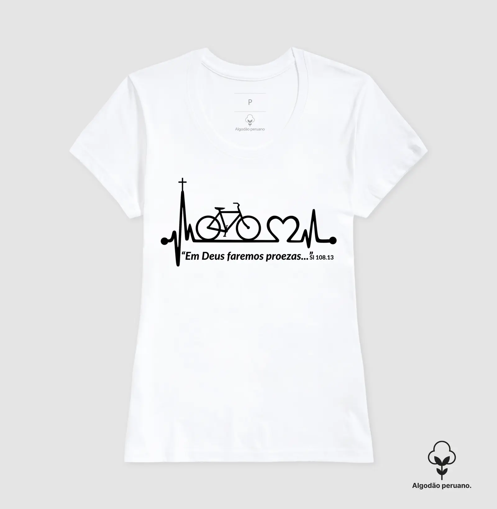 Camiseta Em Deus Faremos Proezas Pb - Imagem 3