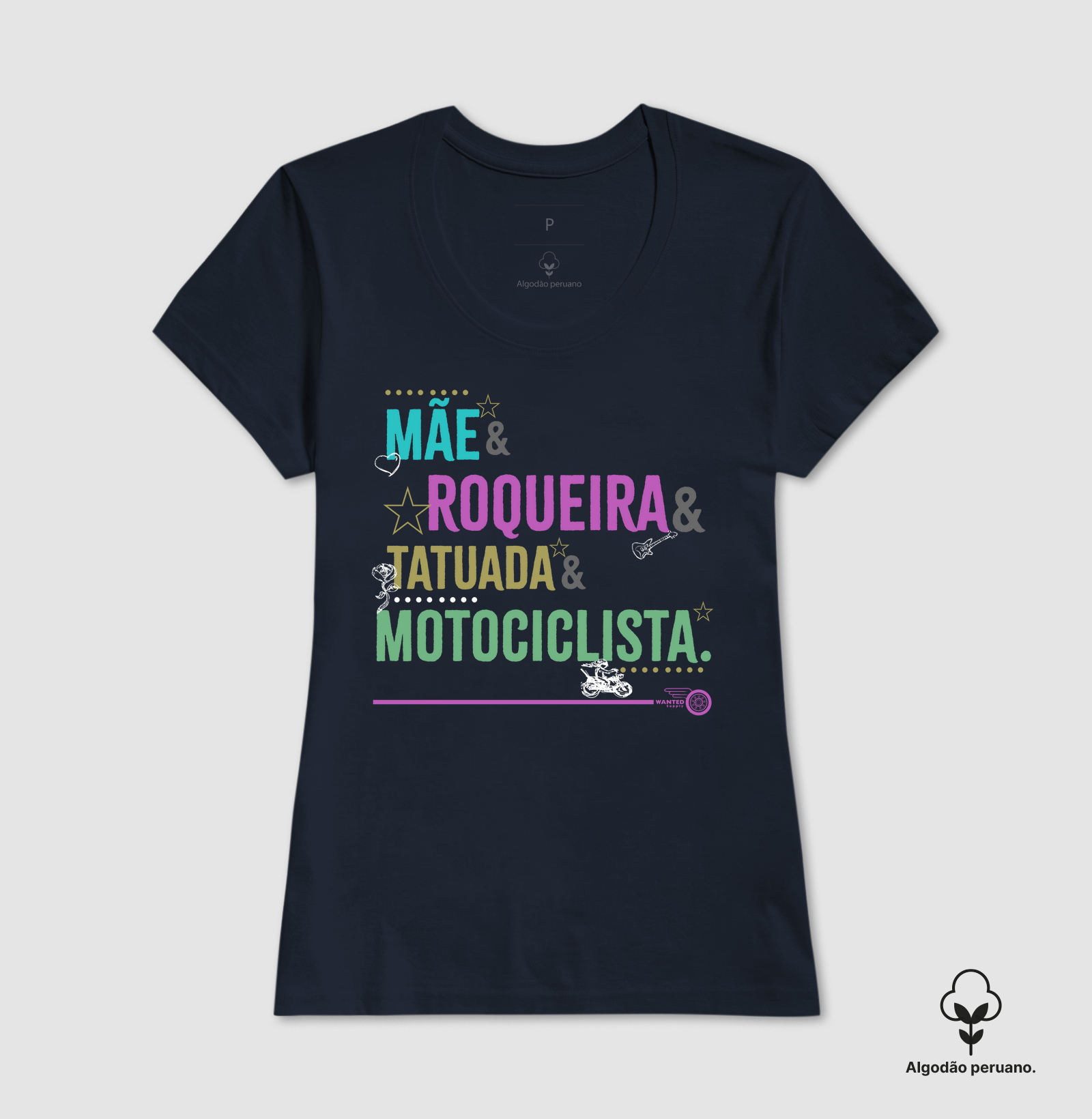 Mãe, Roqueira, Tatuada, Motociclista - Color - Imagem 2