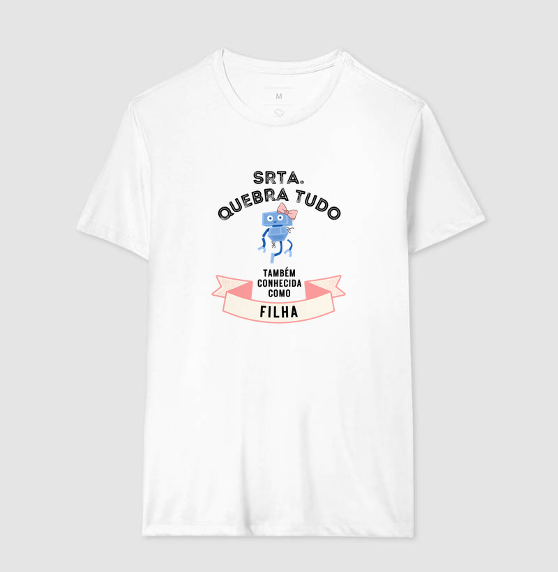 Camiseta Srta. Quebra Tudo — Filha - Imagem 7